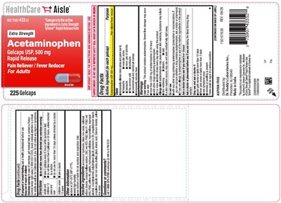 Container Label (Hca Apap Rr 500 mg 225gel Caps Bottle Label)